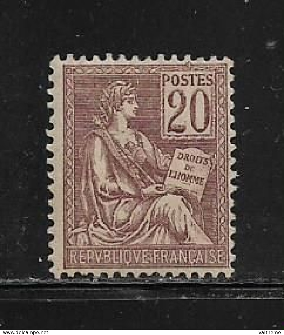 FRANCE  ( FR1 -  238 )  1900  N°  YVERT ET TELLIER  N°  113   N* - Nuovi