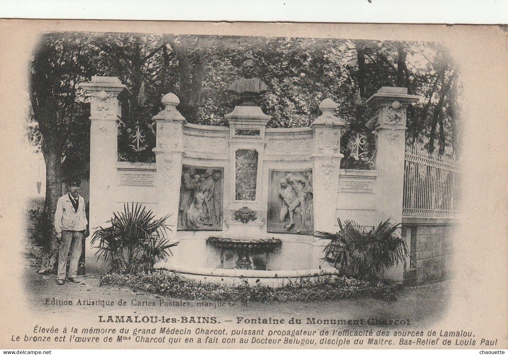 Lamalou Les Bains  Fontaine  Charcot - Lamalou Les Bains