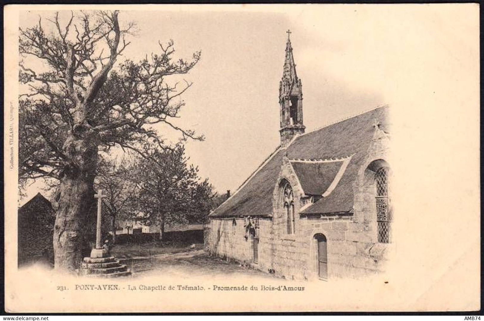 29-0033 - Carte Postale FINISTERE (29) - PONT AVEN - La Chapelle De Trémalo - Promenade Du Bois D'Amour - Pont Aven