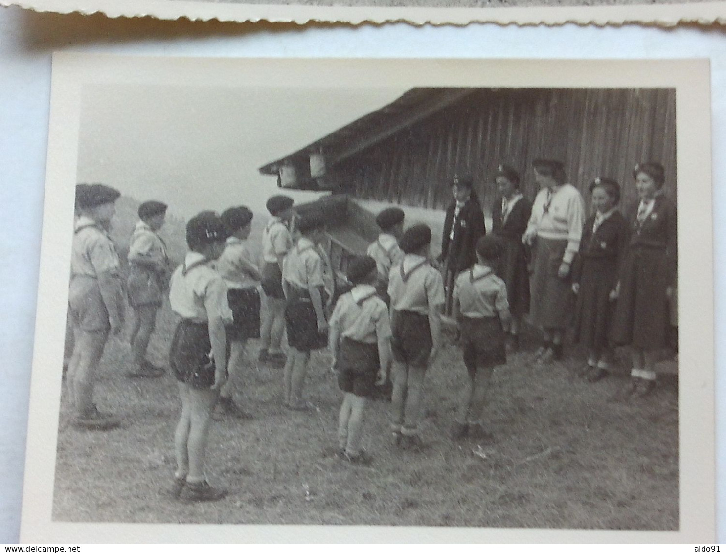 (Scoutisme - Photos Anciennes...) - Lot De 7 Documents Photo. Fête Et Camp  "Groupe Coeur Vaillant Charles Foucault" - Scouting