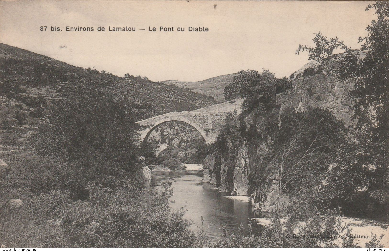 Lamalou Les Bains Le Pont Du Diable   No.87 Bis - Lamalou Les Bains