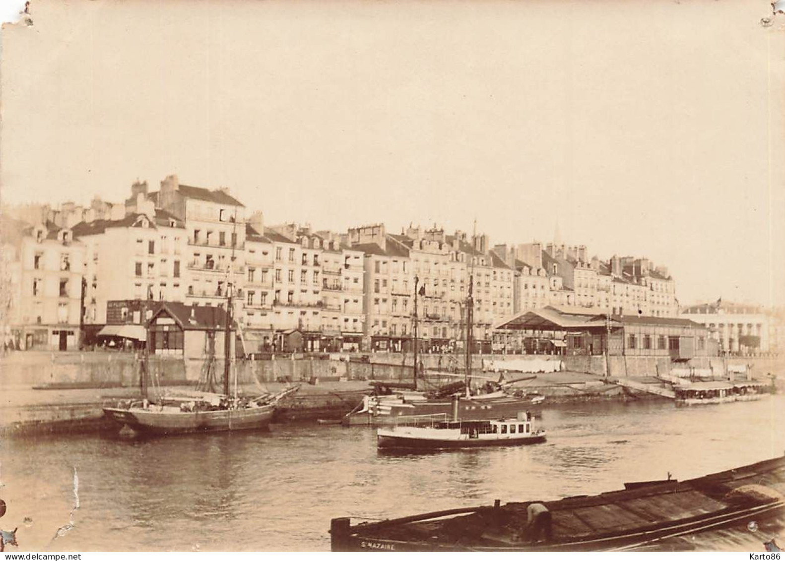 Nantes * Photo Ancienne Circa 1890/1910 * 10.6x7.8cm - Nantes