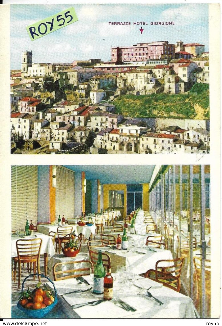 Campania-avellino-ariano Irpino Vedute Interno Ristorante E Hotel Albergo Giorgione Fine Anni 50 - Autres & Non Classés