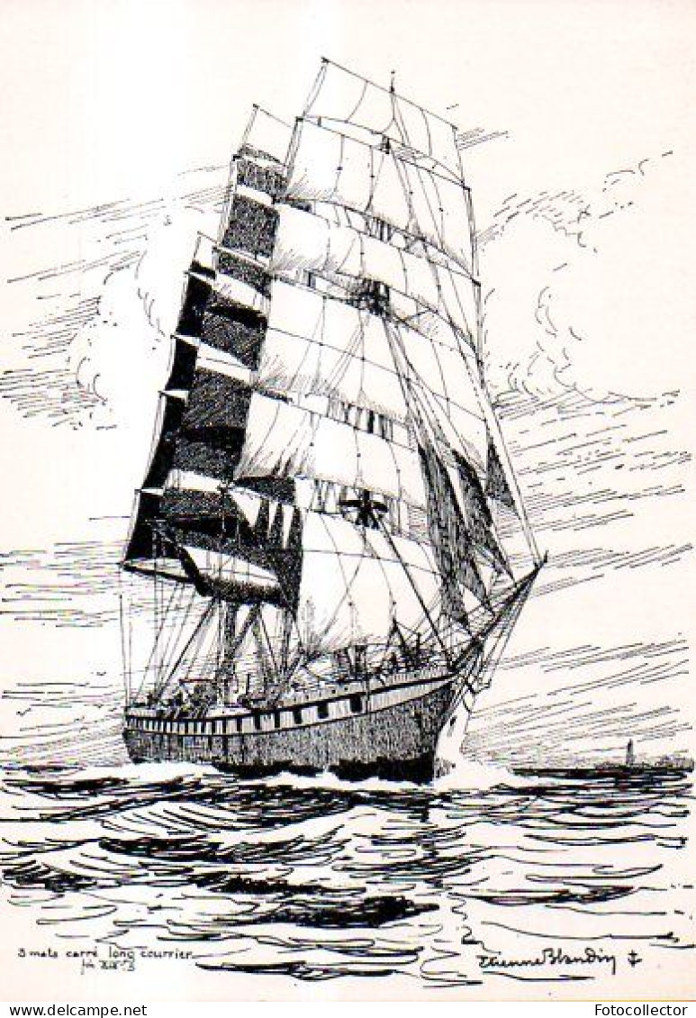 Voilier Le Chanaral Par Etienne Blandin - Sailing Vessels