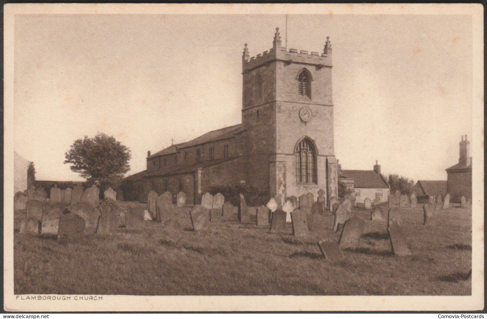 Flamborough Church, Yorkshire, C.1920 - Woodhouse Postcard - Otros & Sin Clasificación