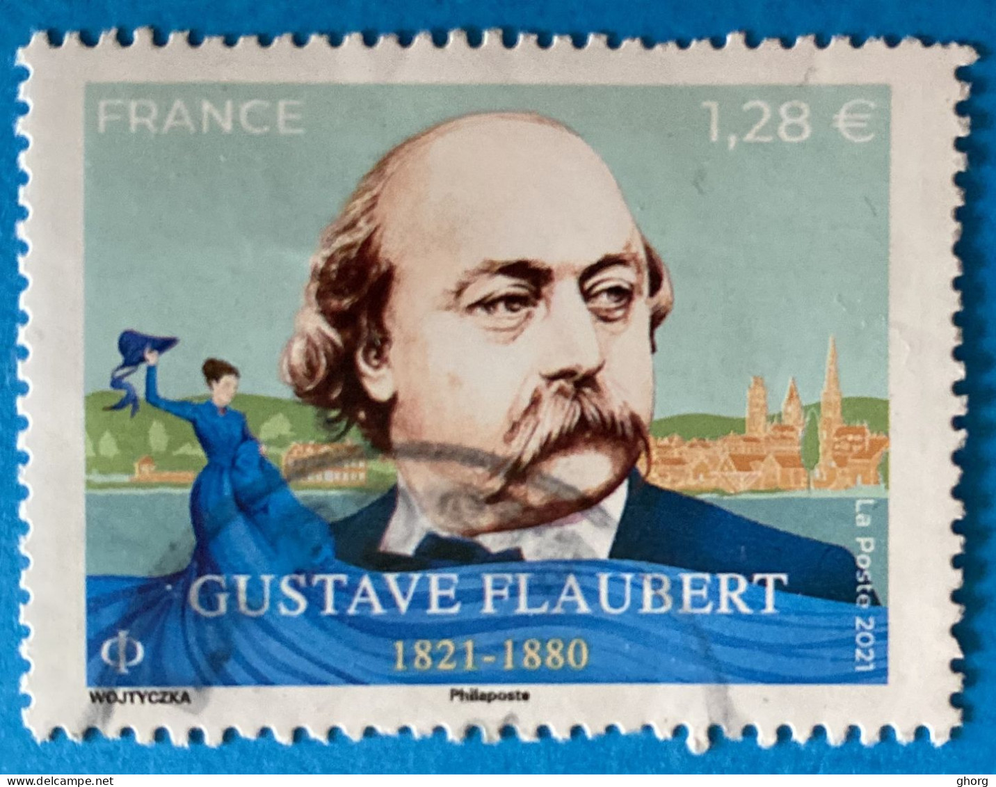 France 2021 : Bicentenaire De La Naissance De Gustave Flaubert, écrivain N° 5542 Oblitéré - Gebraucht