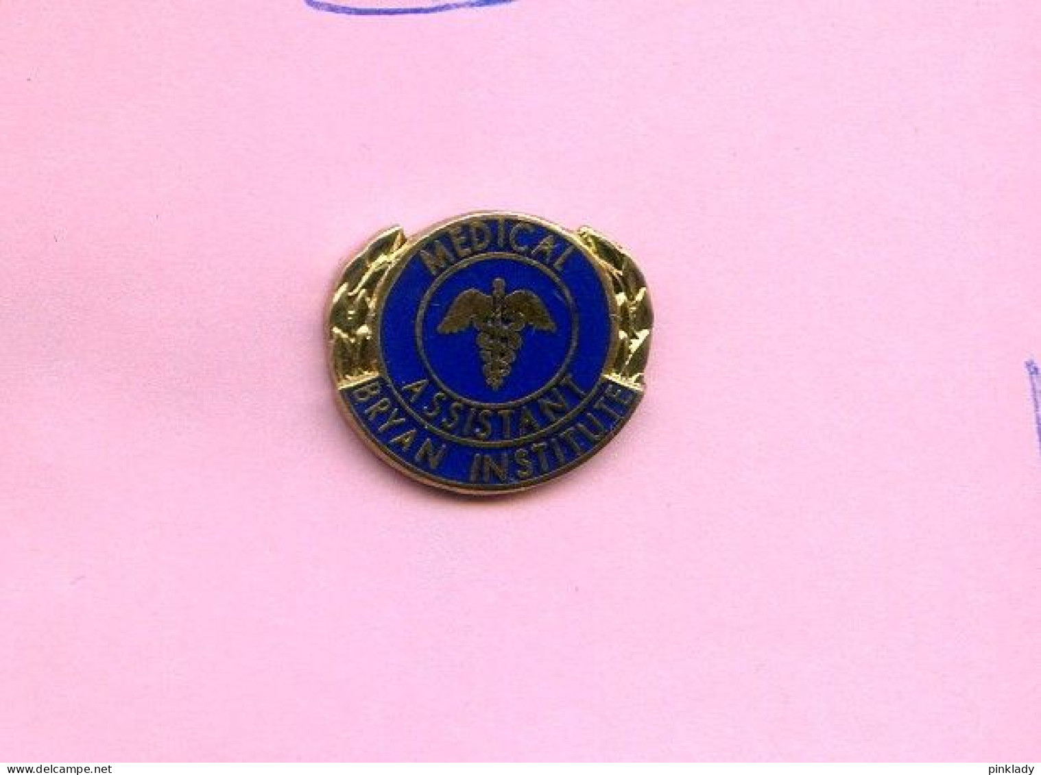 Rare Pins Medical Usa Caducee Assistant Bryan Institute Ab226 - Geneeskunde