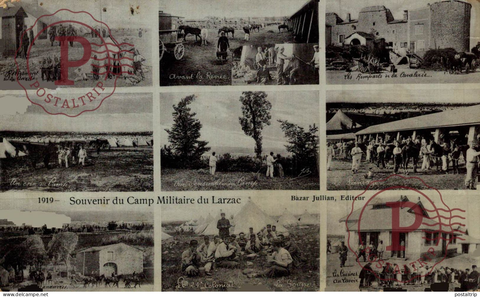 Souvenir Du Camp Militaire Du LARZAC. MILITAR. MILITAIRE - Kasernen