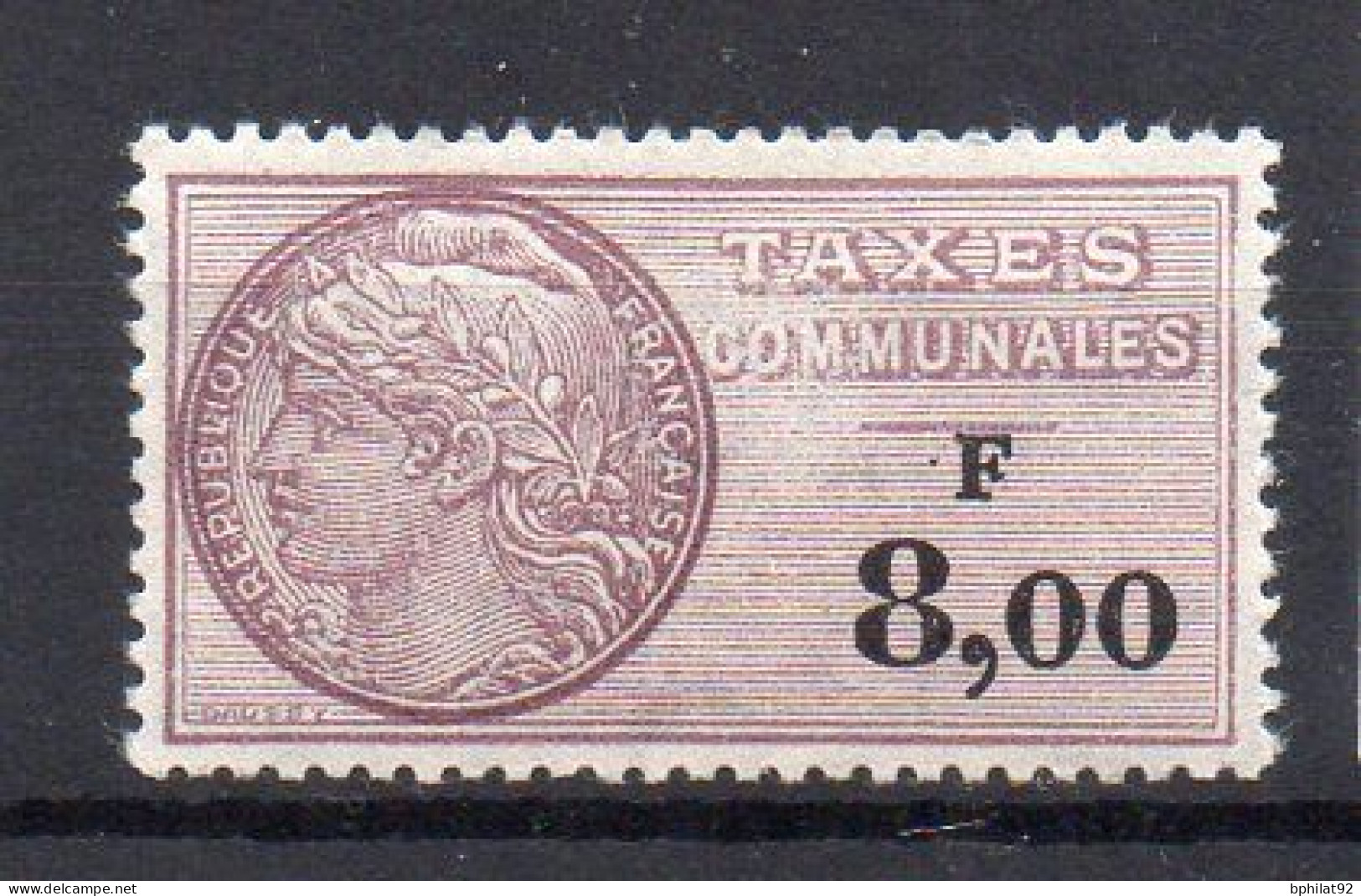 !!! FISCAL, TAXES COMMUNALES N°34 NEUVE ** - Timbres