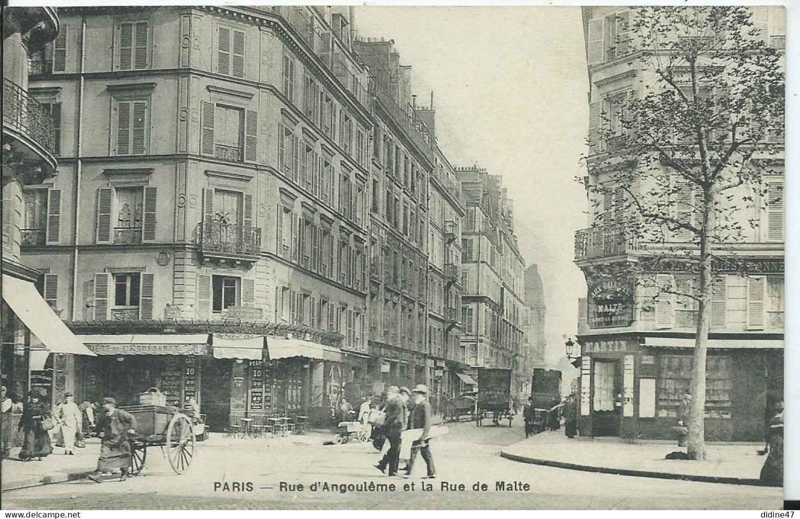 PARIS - Rue D'Angoulême Et La Rue De Malte - District 11