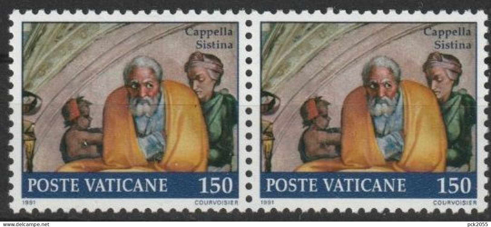 Vatikan 1991 Mi-Nr.1025 Paar ** Postfrisch  Restaurierung Der Sixtinischen Kapelle  ( B2872 )günstige Versandkosten - Ongebruikt