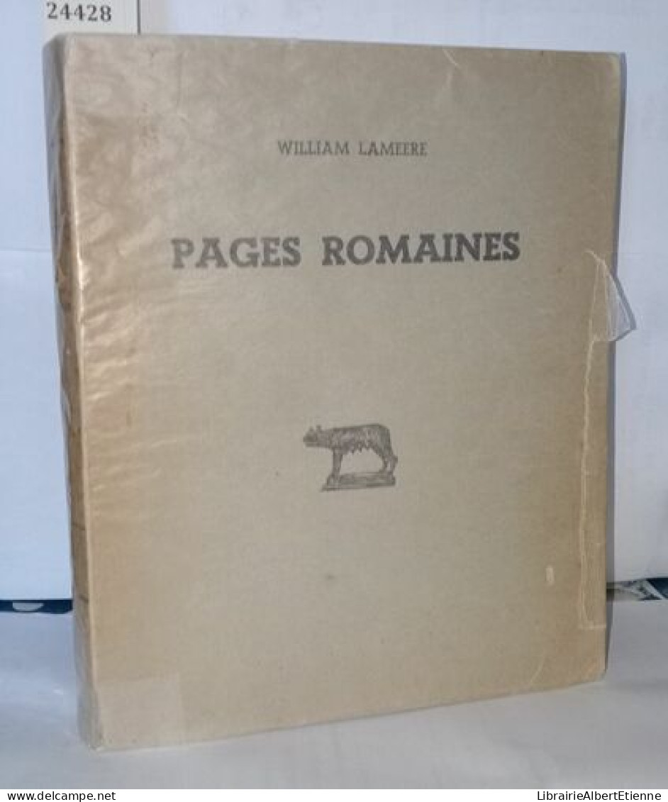Pages Romaines - Zonder Classificatie