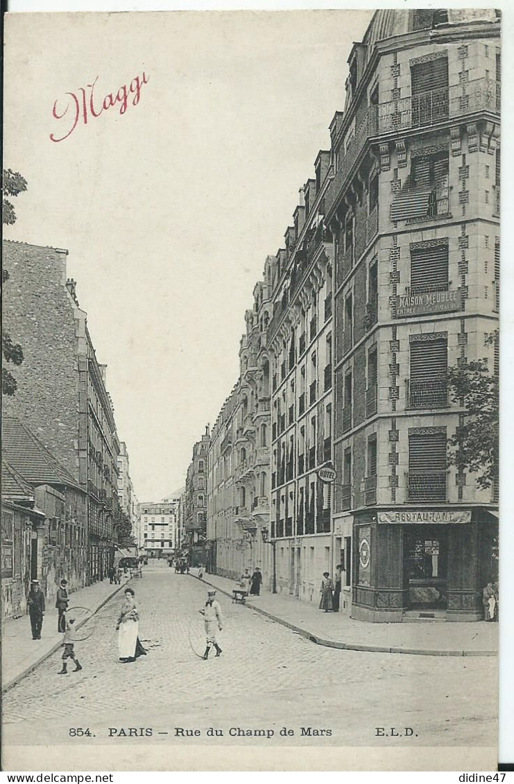 PARIS - Rue Du Champ De Mars - District 07