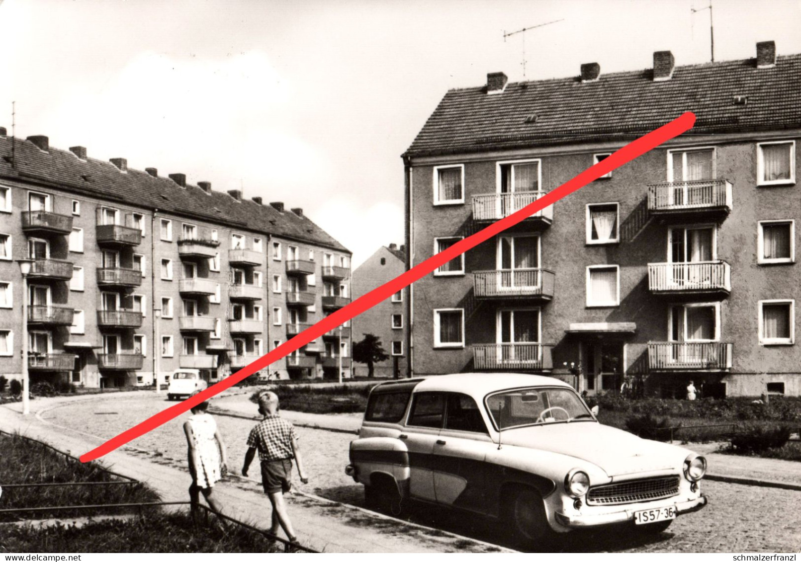 AK Torgelow Fritz Reuter Straße Neubauten Neubaugebiet Wartburg A Dornbergstraße Pasewalk Eggesin Ueckermünde DDR - Pasewalk