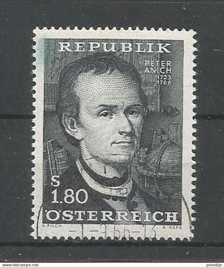 Austria - Oostenrijk 1966 Peter Anich  Y.T. 1051 (0) - Used Stamps