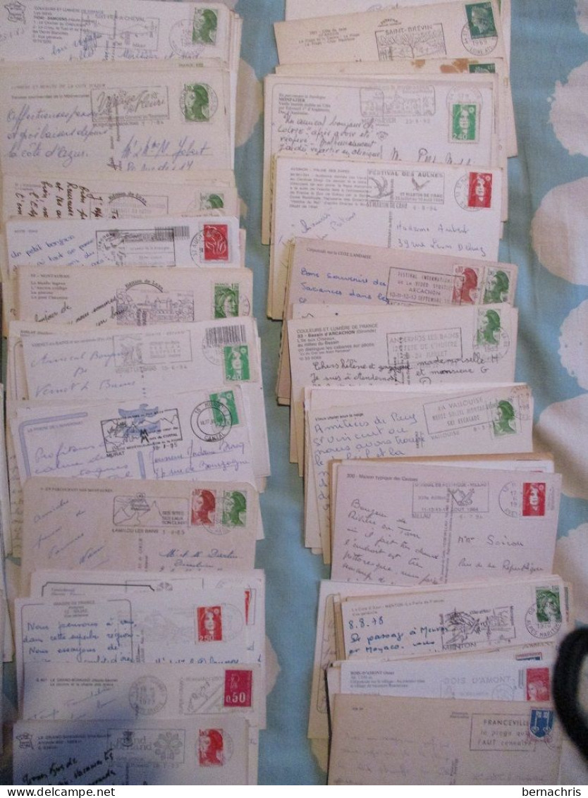 Lot De 364 Cpm Françaises Avec Beaux Cachets - 100 - 499 Postkaarten