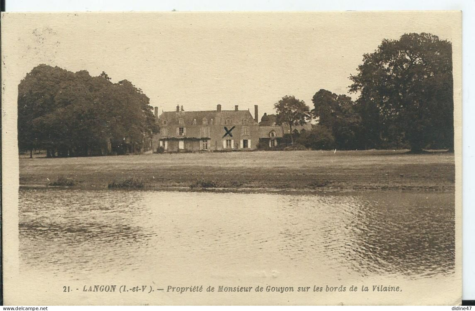 LANGON - Propriété De Monsieur De Gouyon Sur Les Bords De La Vilaine - Other & Unclassified