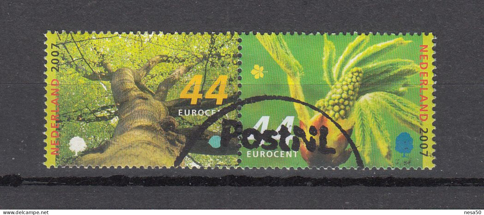 Nederland 2007 Nr 2493 + 2494, Mi Nr 2487 + 2488 ; Bomen In De Lente, - Usados
