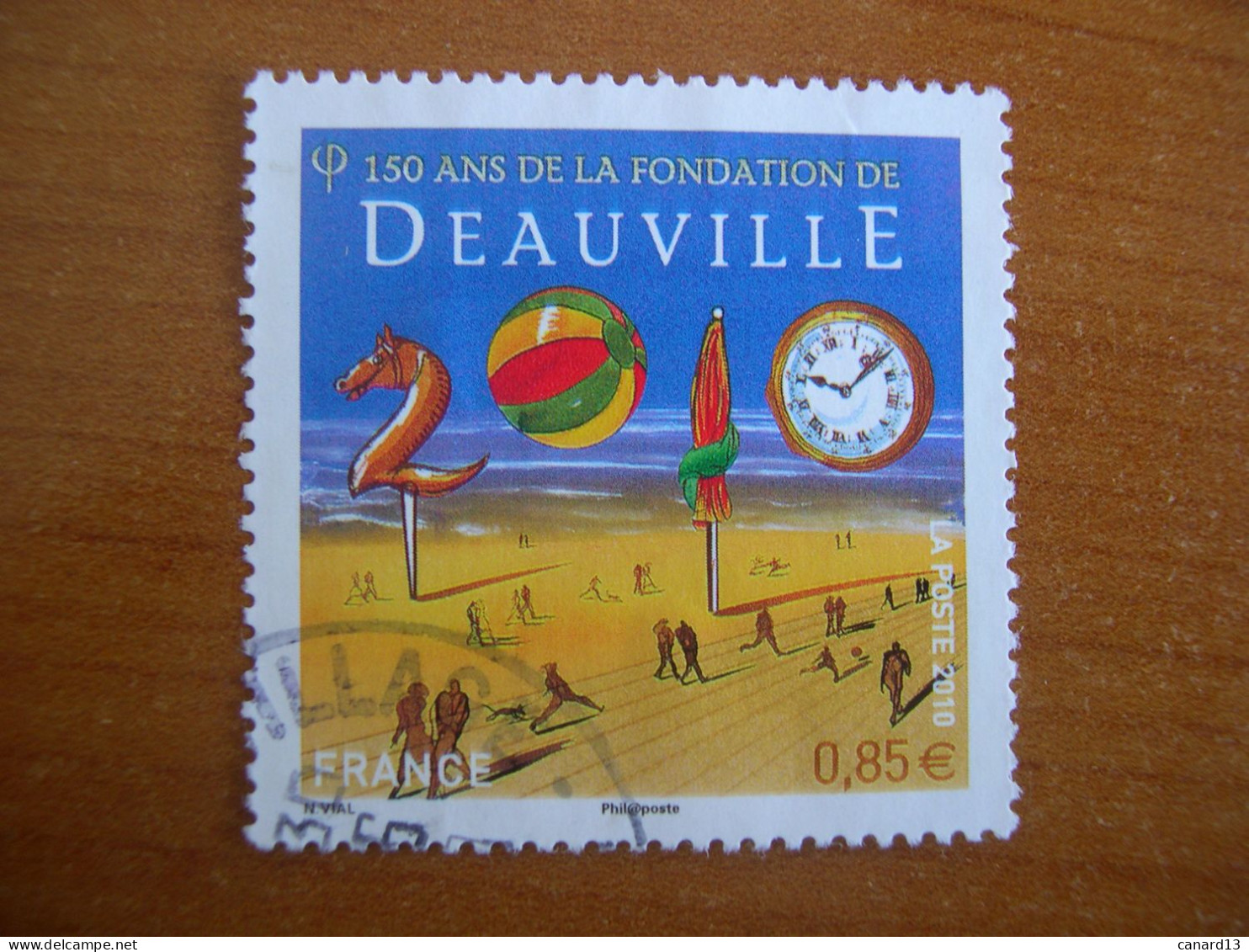 France Obl   N° 4452  Cachet Rond Noir - 2010-.. Matasellados