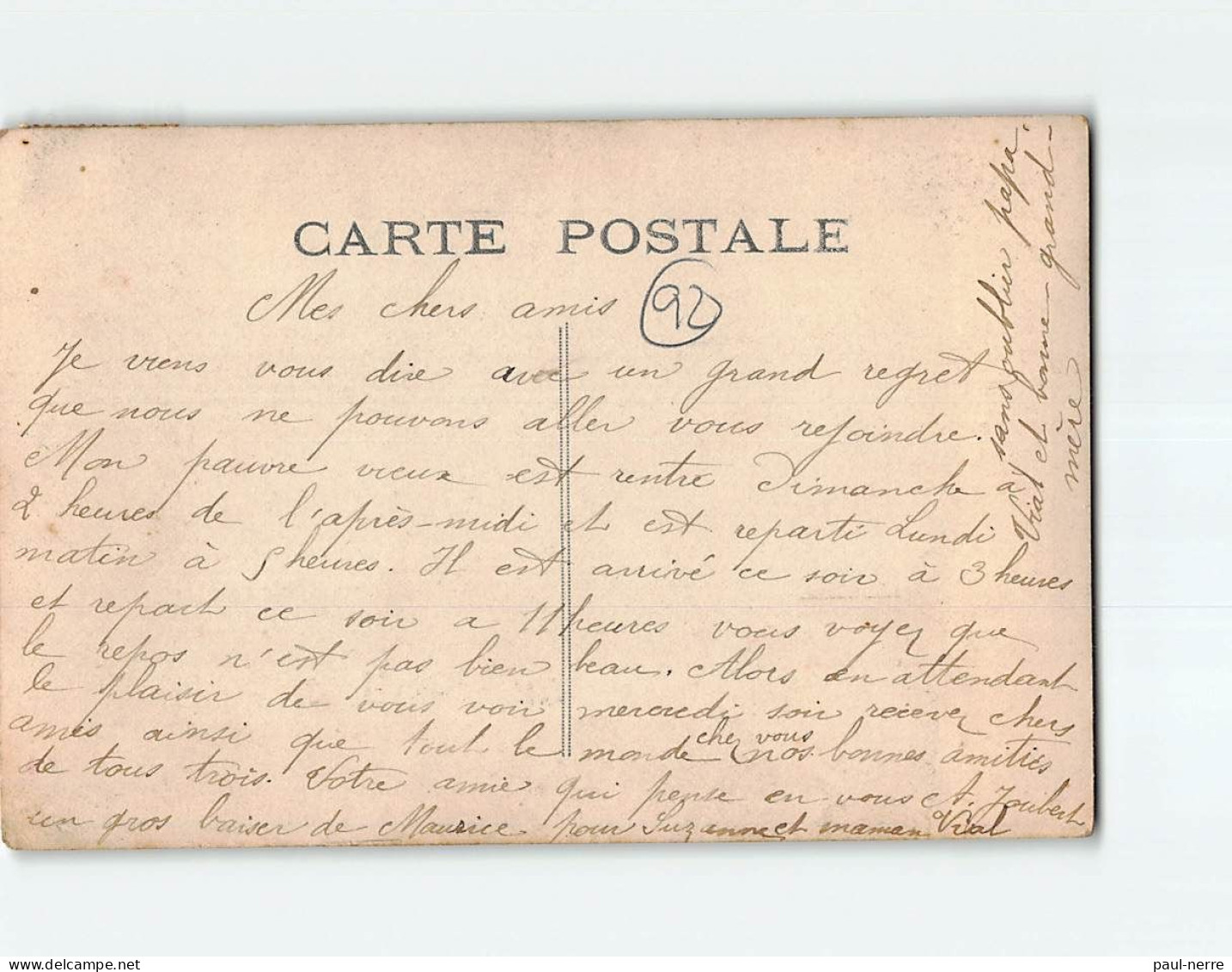 LEVALLOIS PERRET : Carte Souvenir - état - Levallois Perret