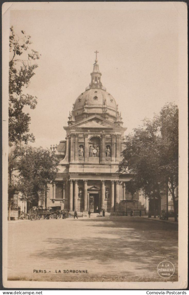 La Sorbonne, Paris, C.1910 - À La Ménagère Photo CPA - Distrito: 05