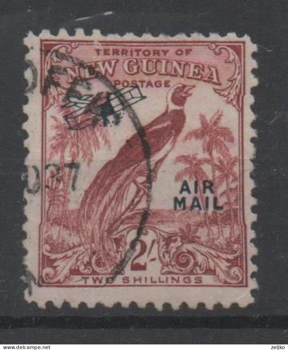 New Guinea, Used, 1932, Michel 119, Air Mail - Papouasie-Nouvelle-Guinée