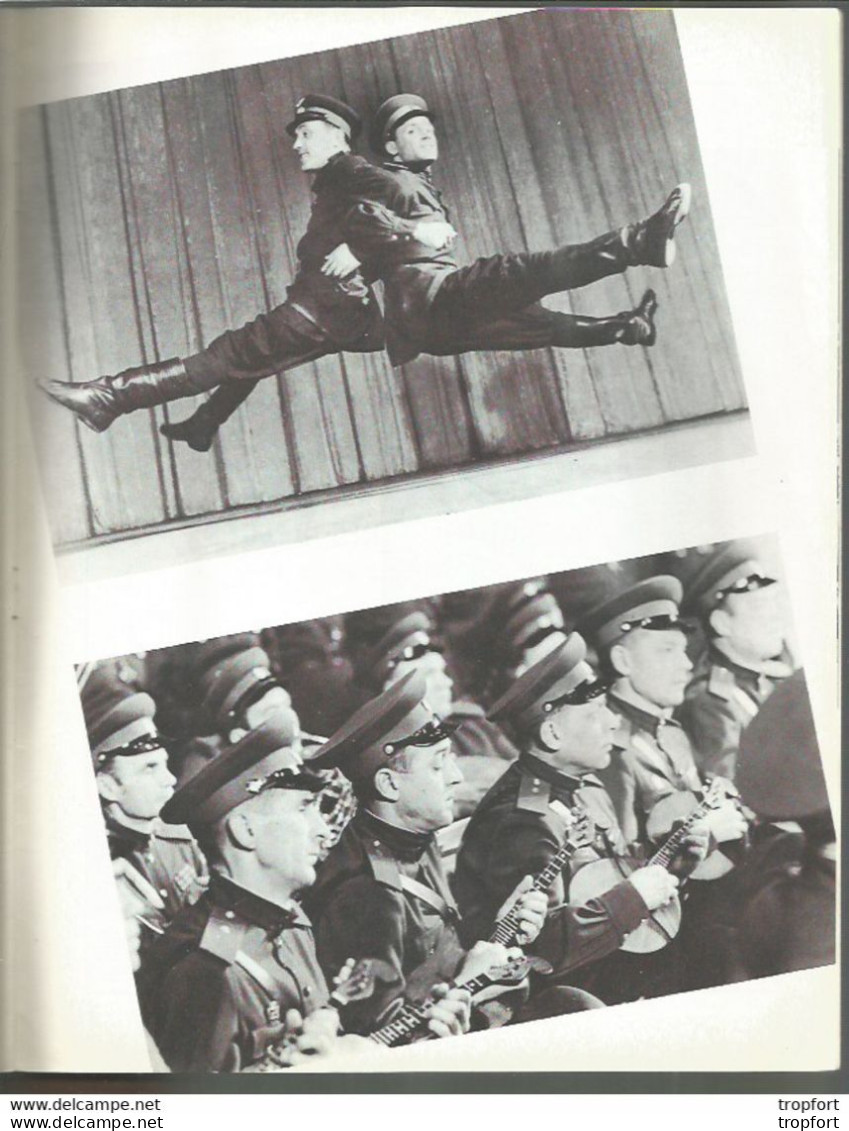 Vintage /old french program theater // Programme théâtre Cœurs armée soviétique Publicité SUZE BANANIA