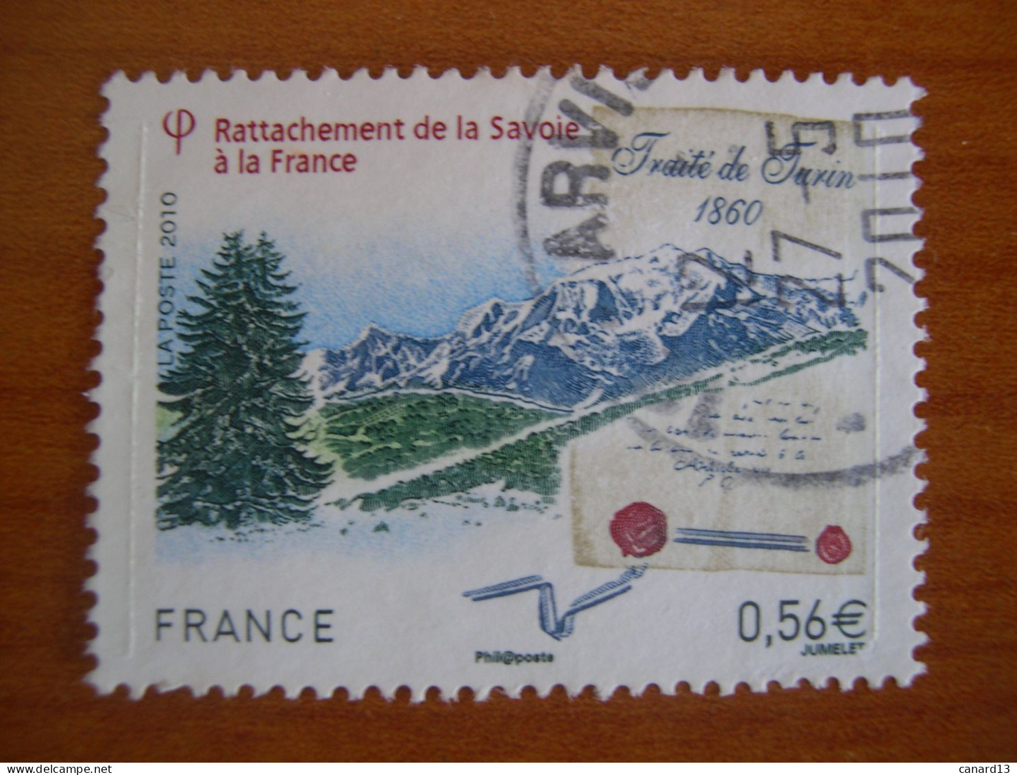 France Obl   N° 4441  Cachet Rond Noir - 2010-.. Matasellados