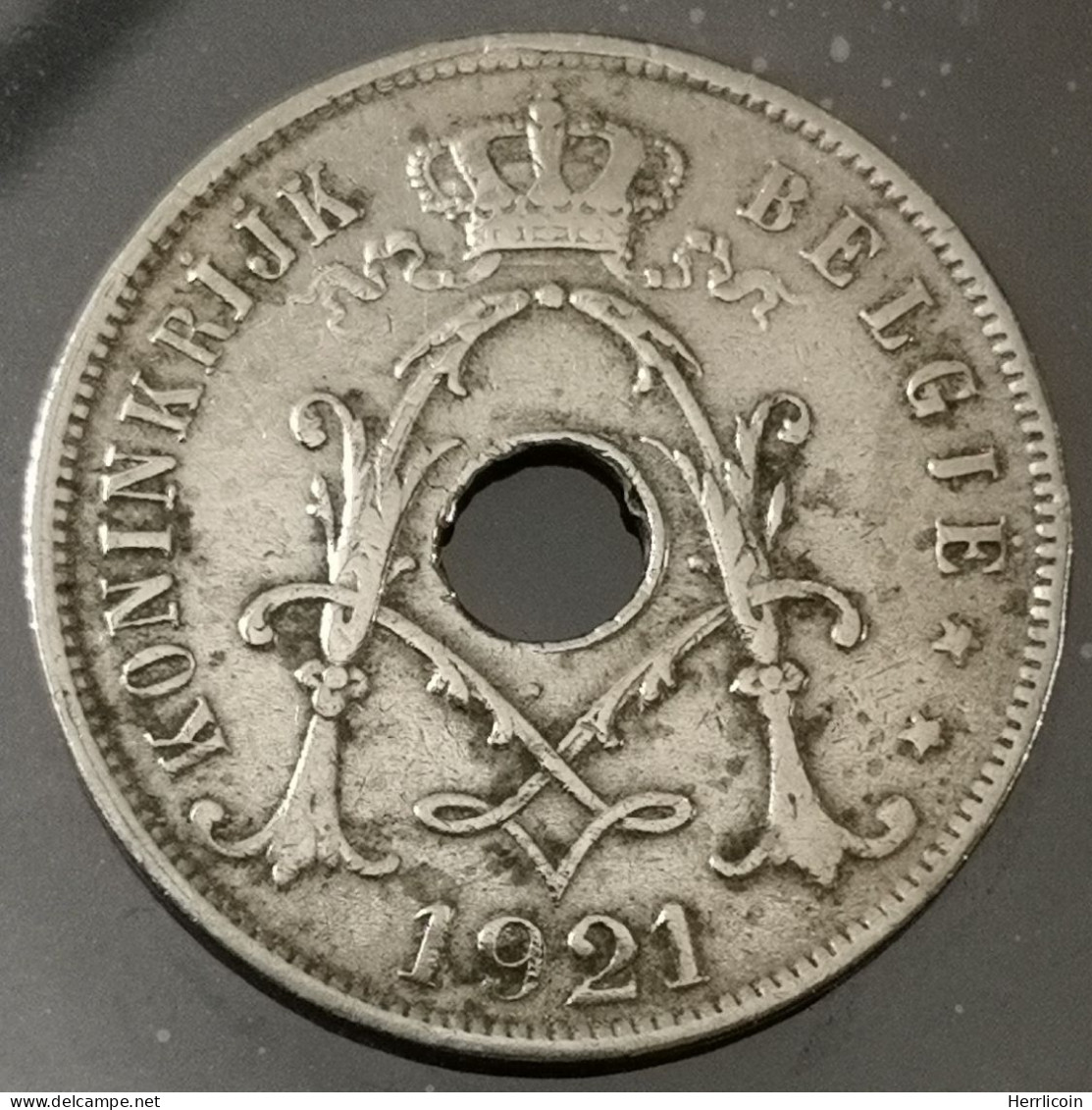 Monnaie Belgique - 1921 - 25 Centimes - Albert Ier - Type Michaux En Néerlandais - 25 Centimes