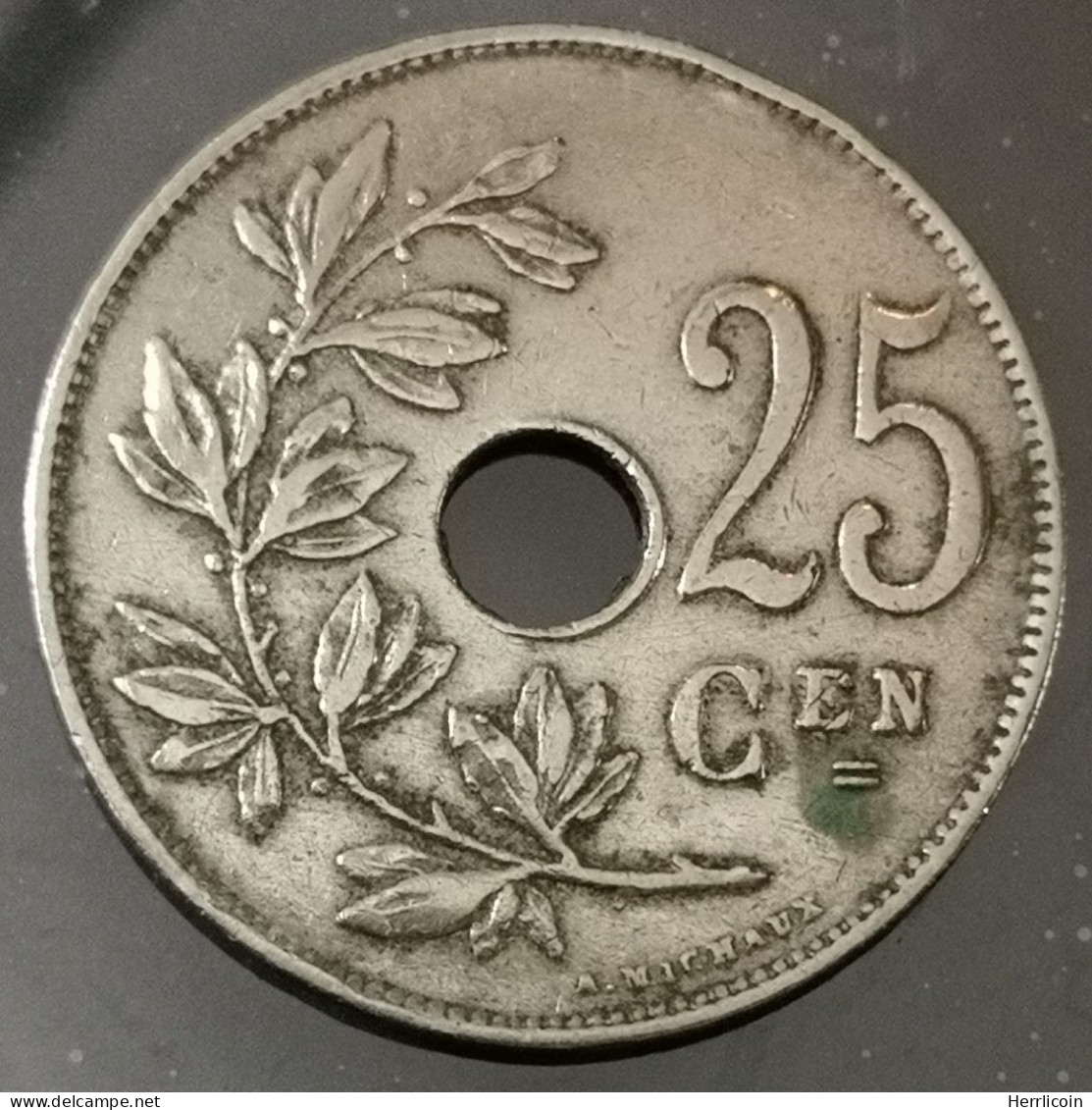 Monnaie Belgique - 1921 - 25 Centimes - Albert Ier - Type Michaux En Néerlandais - 25 Cents