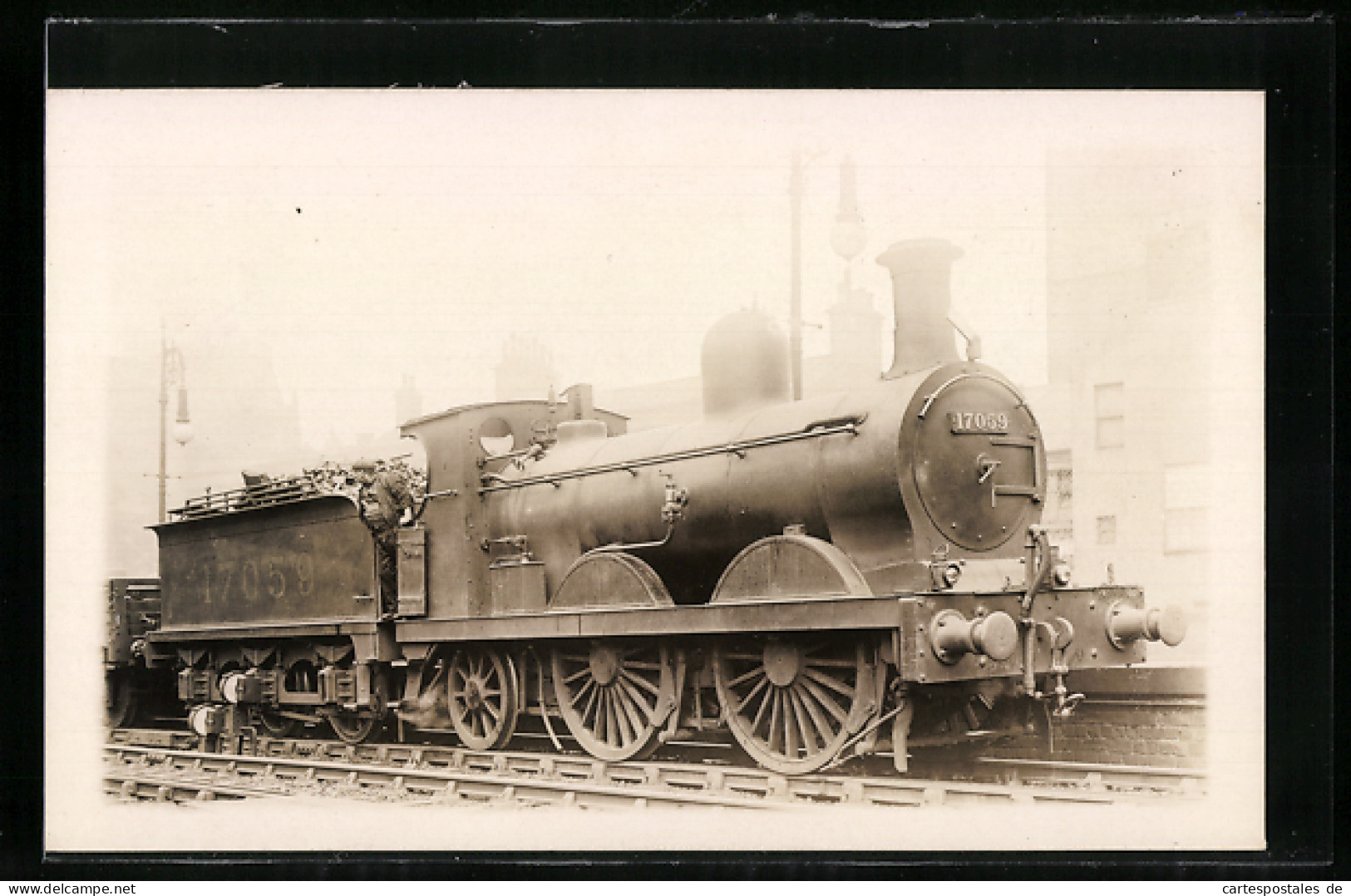 Pc Dampflokomotive No. 17059, Englische Eisenbahn  - Trains