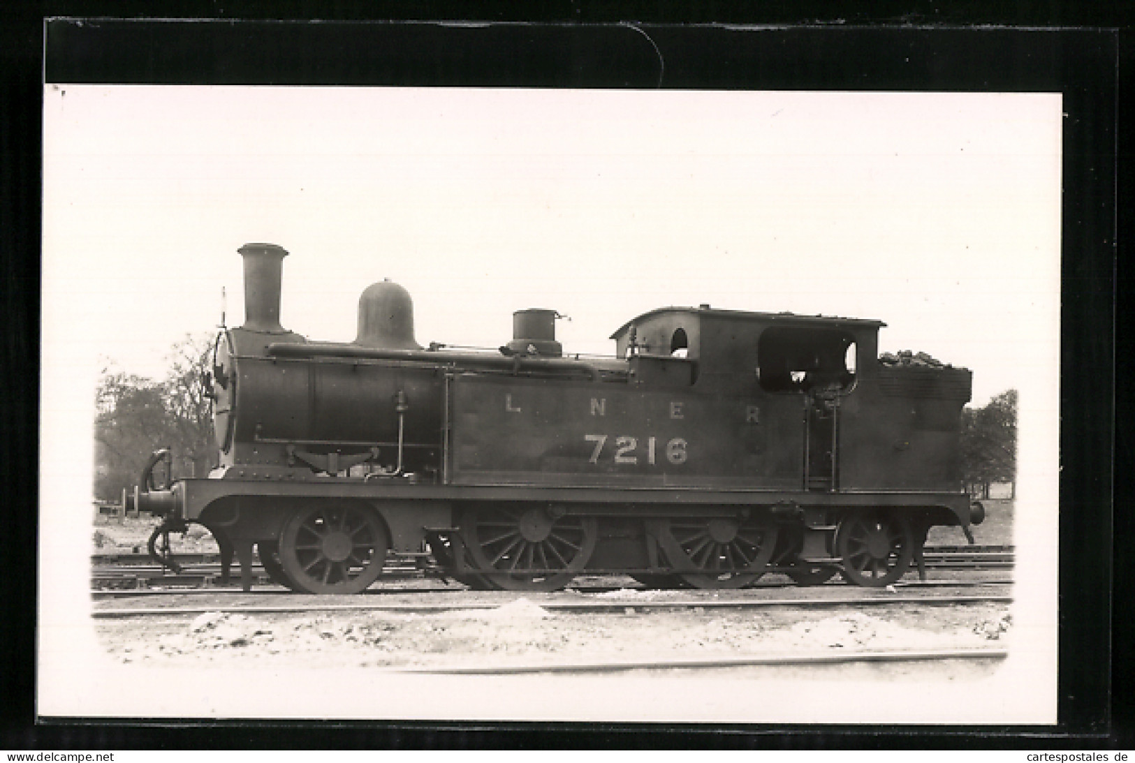 Pc Dampflokomotive No. 7216 Der LNER  - Treinen