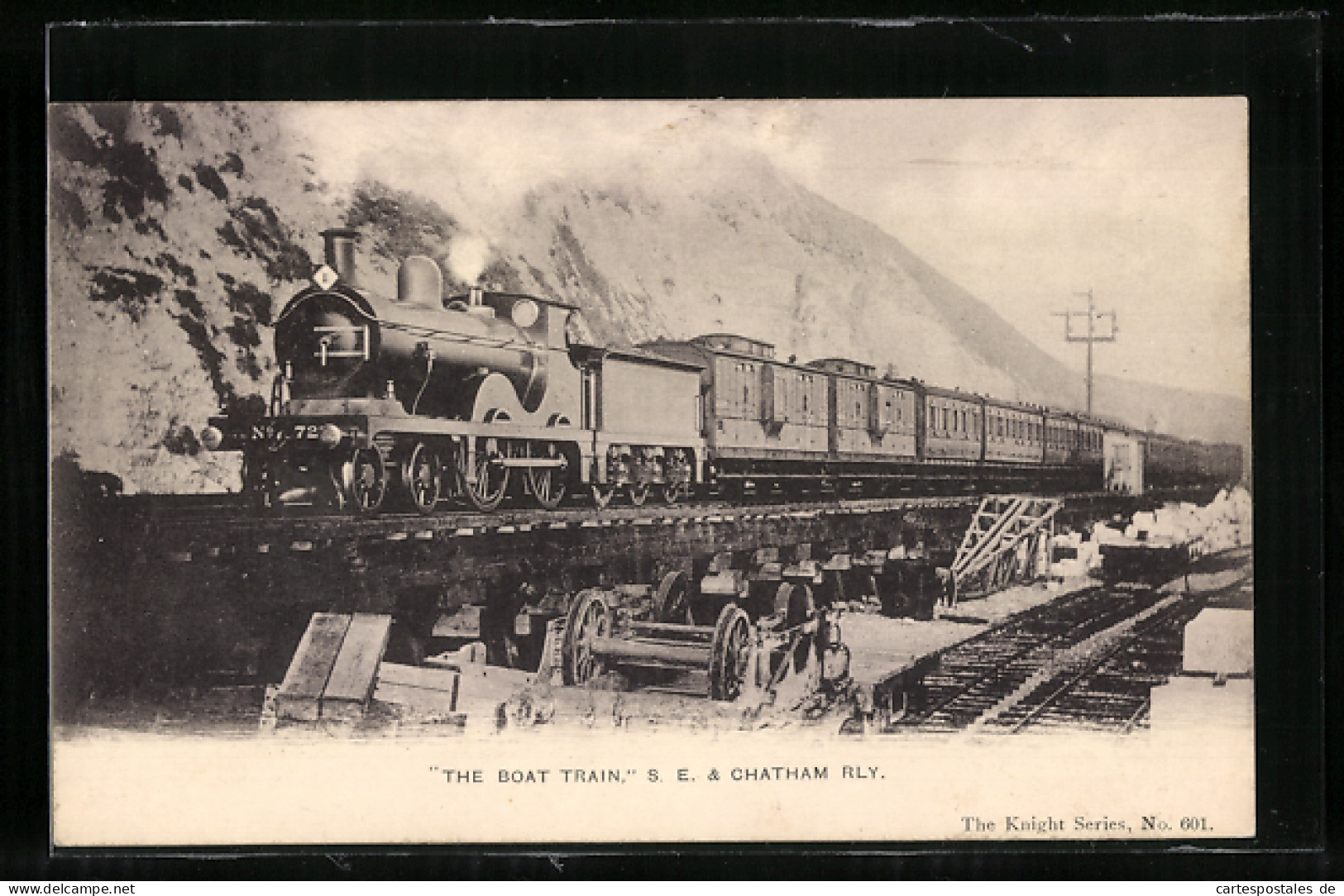 Pc The Boat Train, S. E. & Chatham Rly.  - Treinen