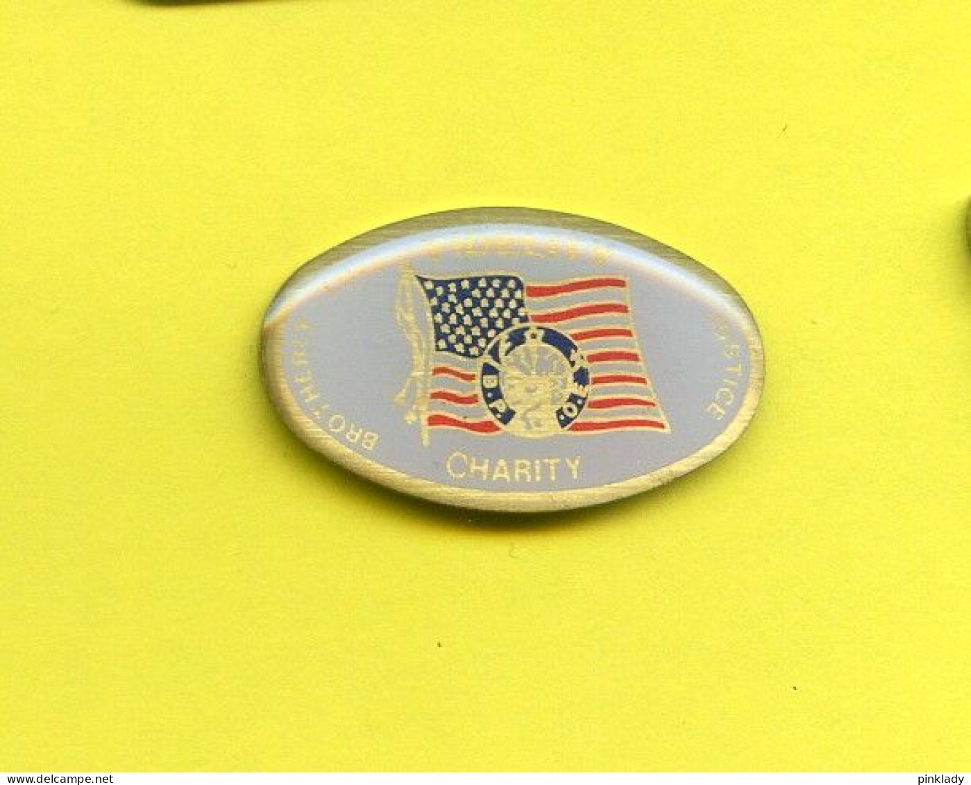 Rare Pins Drapeau Usa Brotherly Love Fidelity Charity Ab293 - Andere & Zonder Classificatie