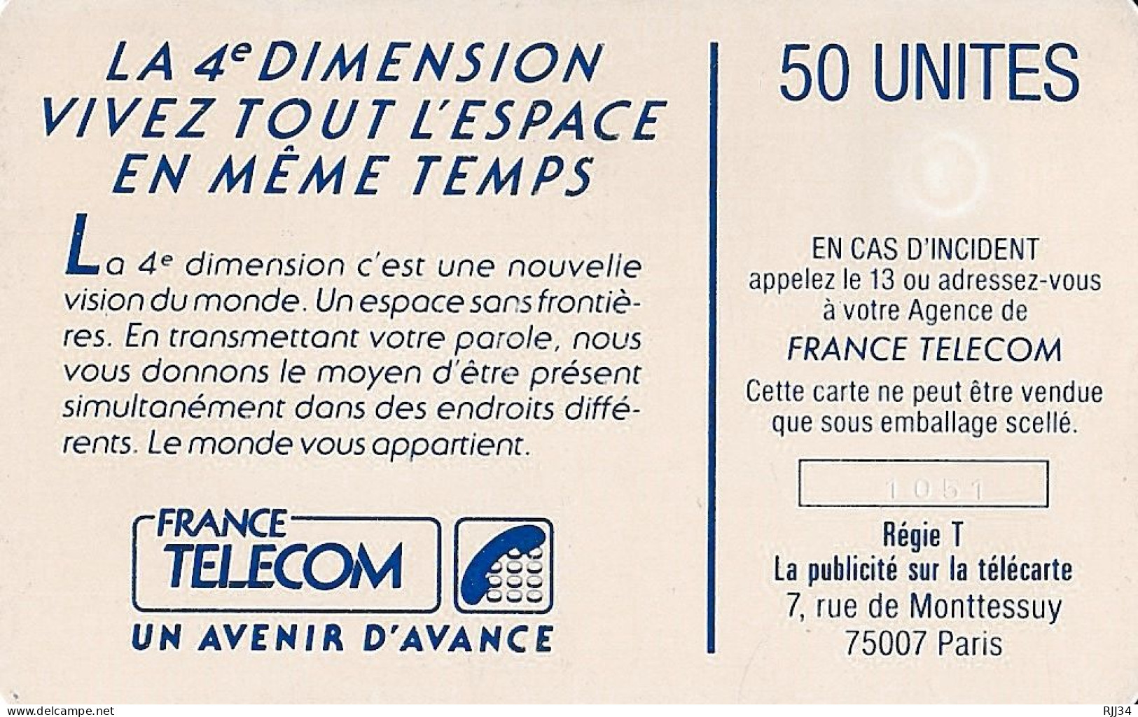 F38 4e Dimension Hommes - 1988