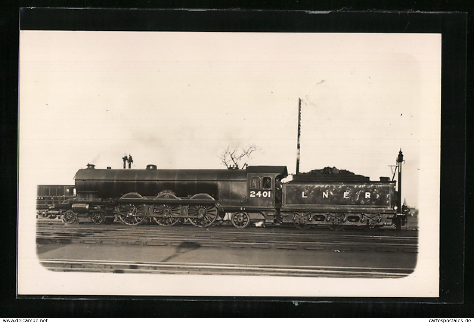 Pc Dampflokomotive No. 2401 Der LNER  - Treinen