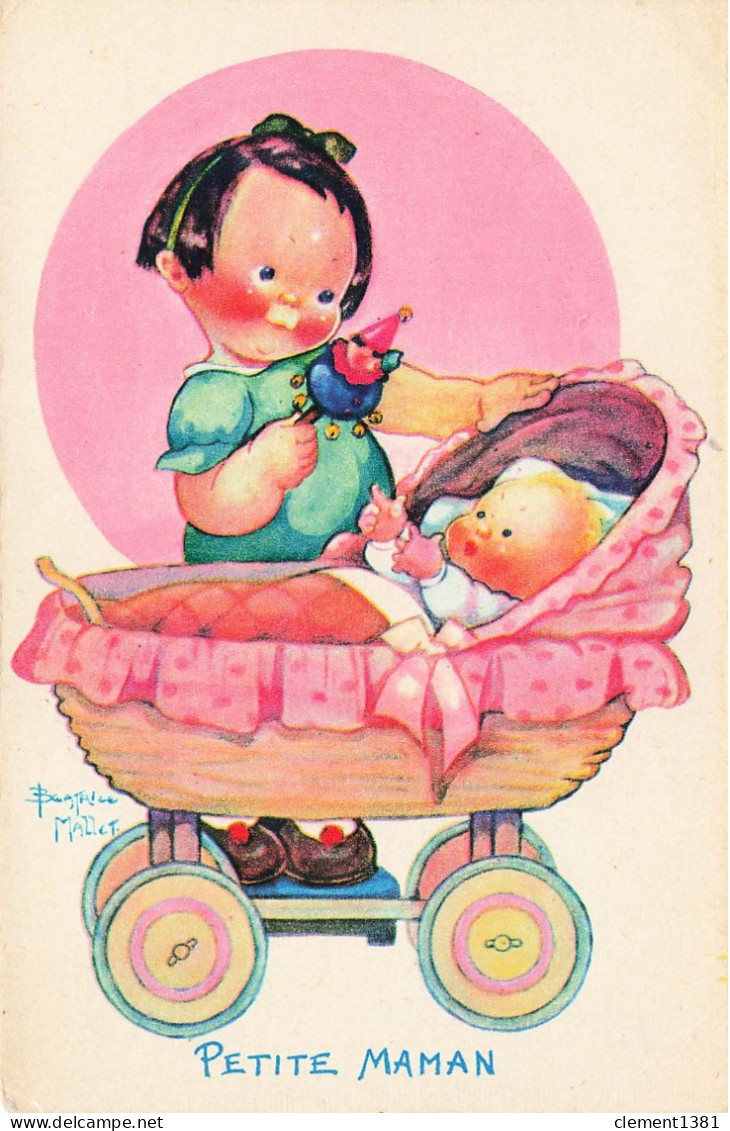 Illustrateur Illustration Beatrice Mallet Petite Maman Fillette Bebe Poussette Centre National De L'enfance - Mallet, B.