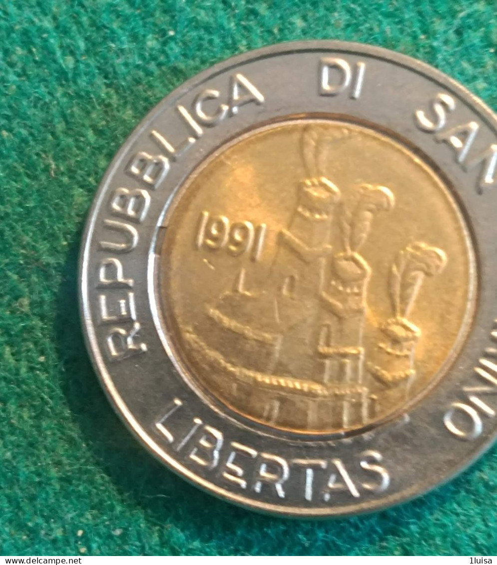 SAN MARINO 500 Lire 1991 - San Marino