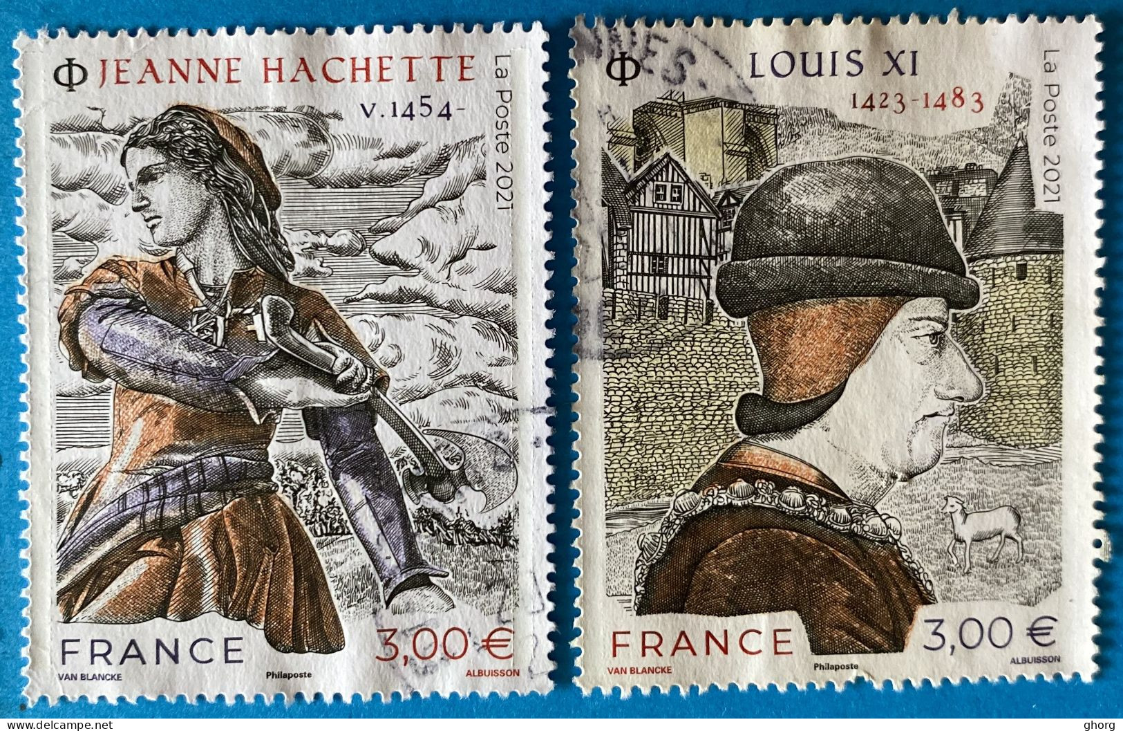 France 2021 : Les Grandes Heures De L'Histoire De France N° 5540 à 5541 Oblitéré - Used Stamps