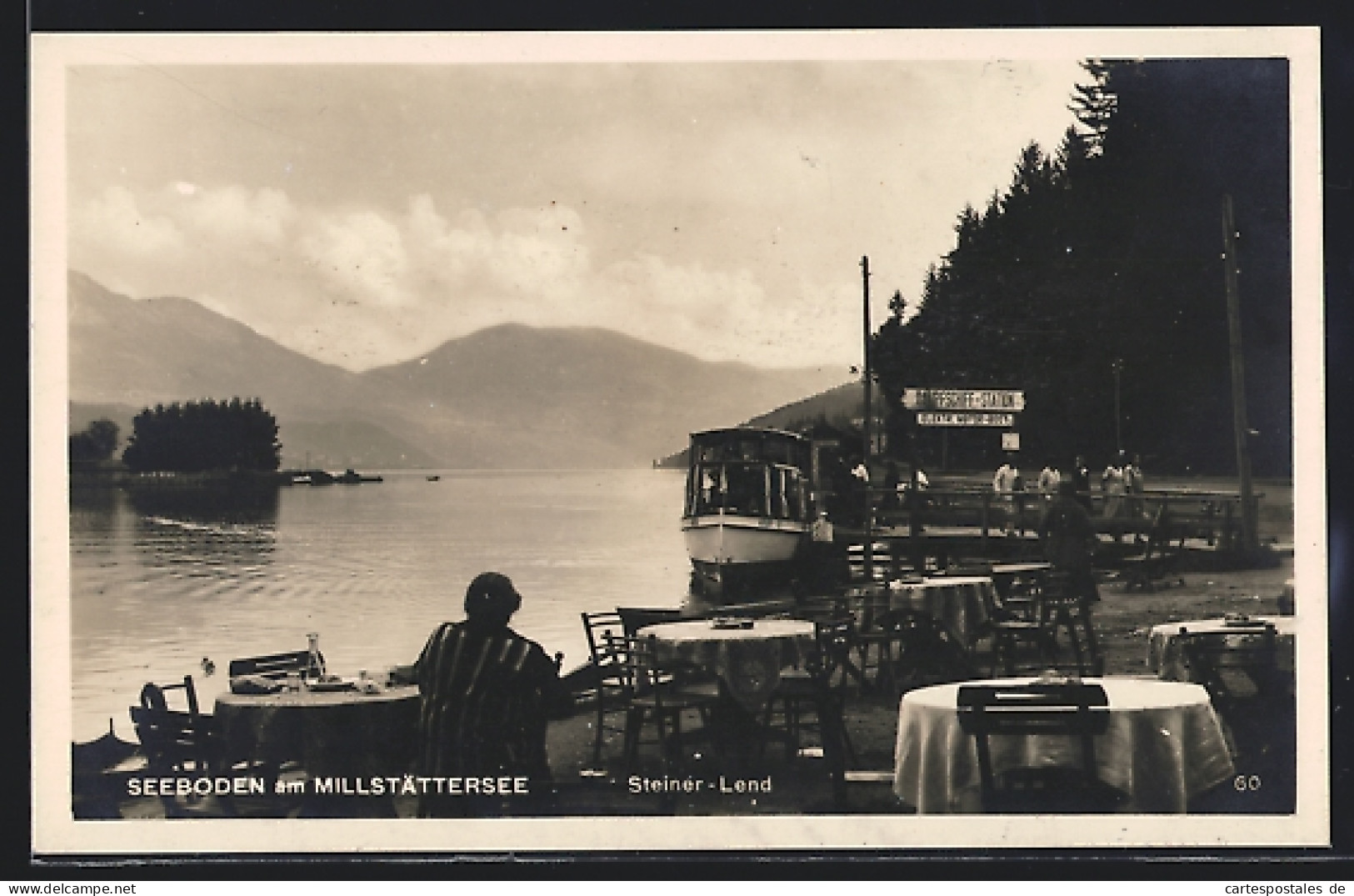 AK Seeboden Am Millstättersee, Motorboot An Der Steiner-Lend  - Sonstige & Ohne Zuordnung