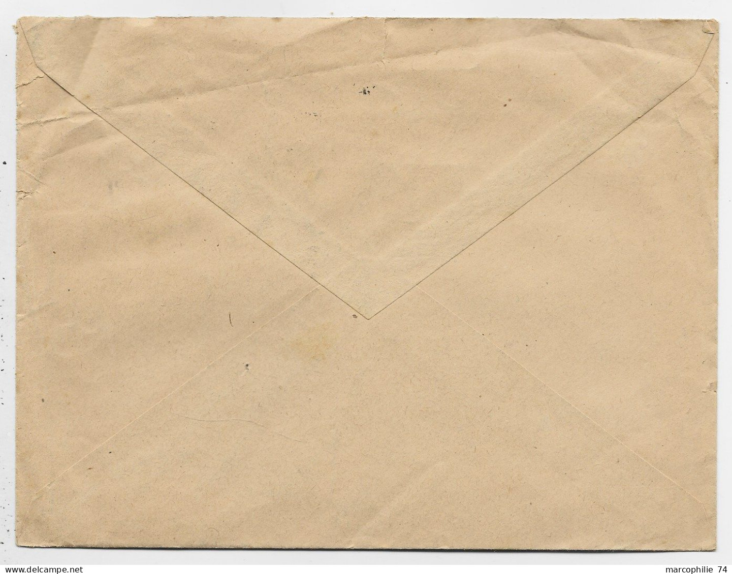 MAROC 1FR+3FR LETTRE AVION SERVICE PTT RABAT 27.12.1944 POUR PERPIGNAN - Cartas & Documentos