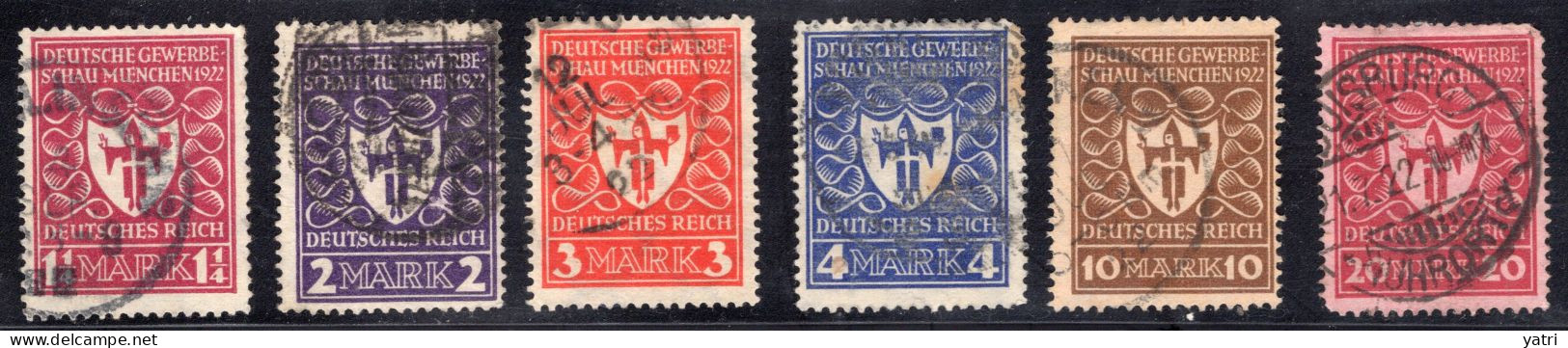 Repubblica Di Weimar - Mi. 199/204 Ø - Used Stamps