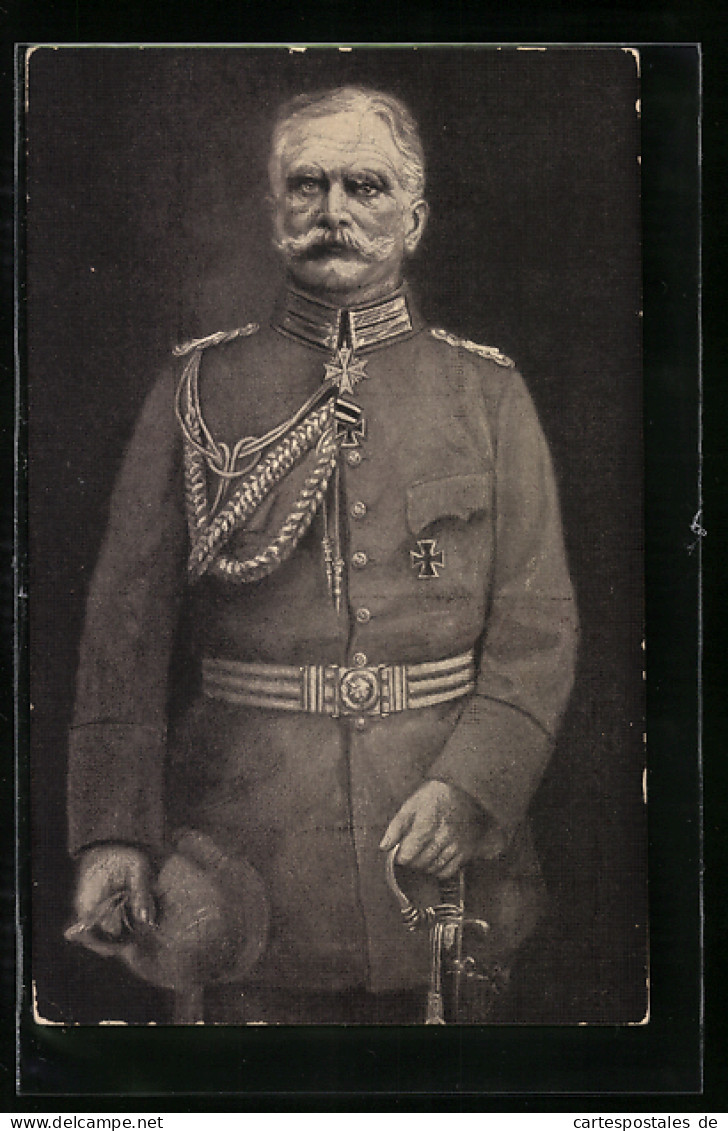 AK Generalfeldmarschall V. Mackensen In Uniform Mit Schützenschnur  - Guerre 1914-18