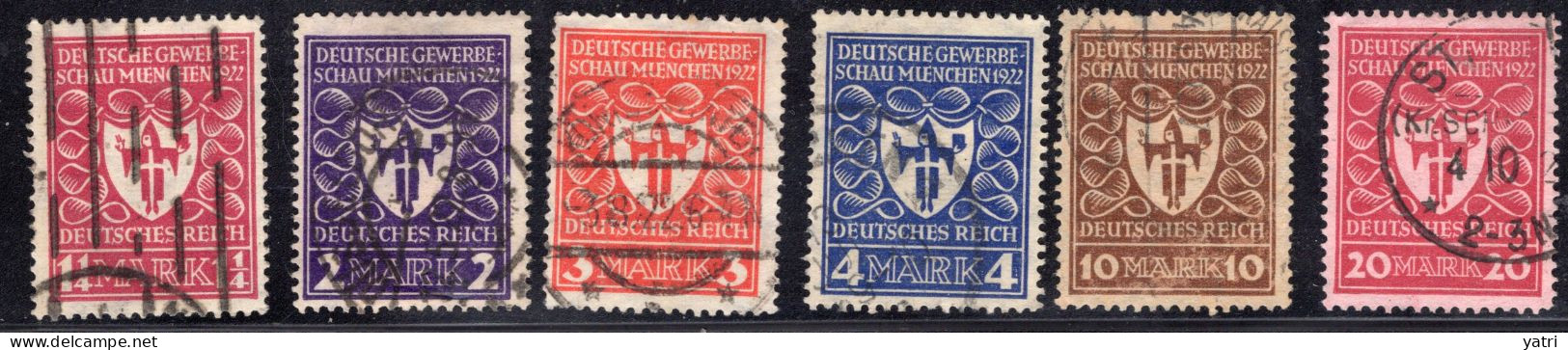 Repubblica Di Weimar - Mi. 199/204 Ø - Oblitérés