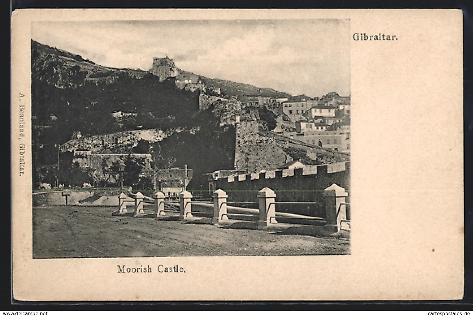 Postal Gibraltar, Moorish Castle  - Gibraltar