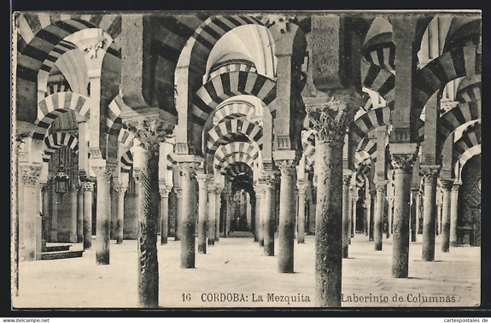 Postal Cordoba, La Mezquita, Laberinto De Columnas  - Córdoba