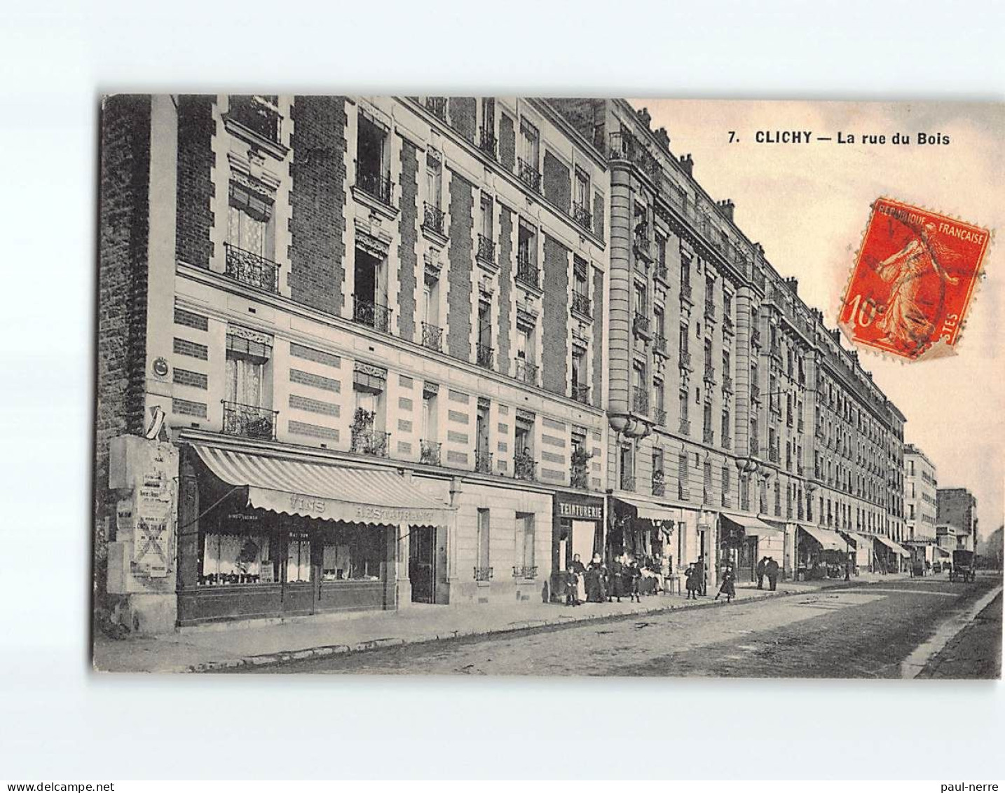 CLICHY : La Rue Du Bois - Très Bon état - Clichy