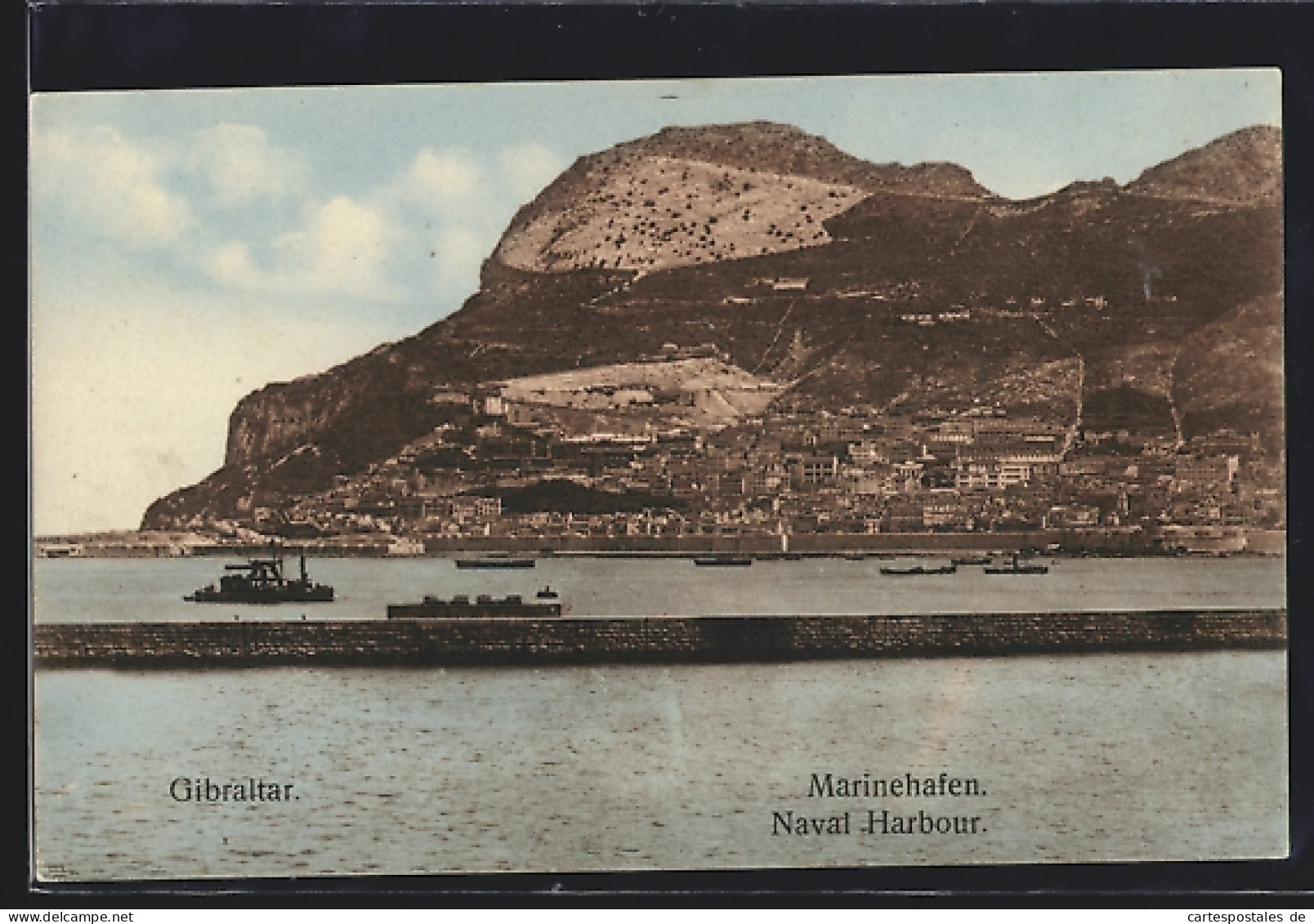 Postal Gibraltar, Am Marinehafen  - Gibilterra