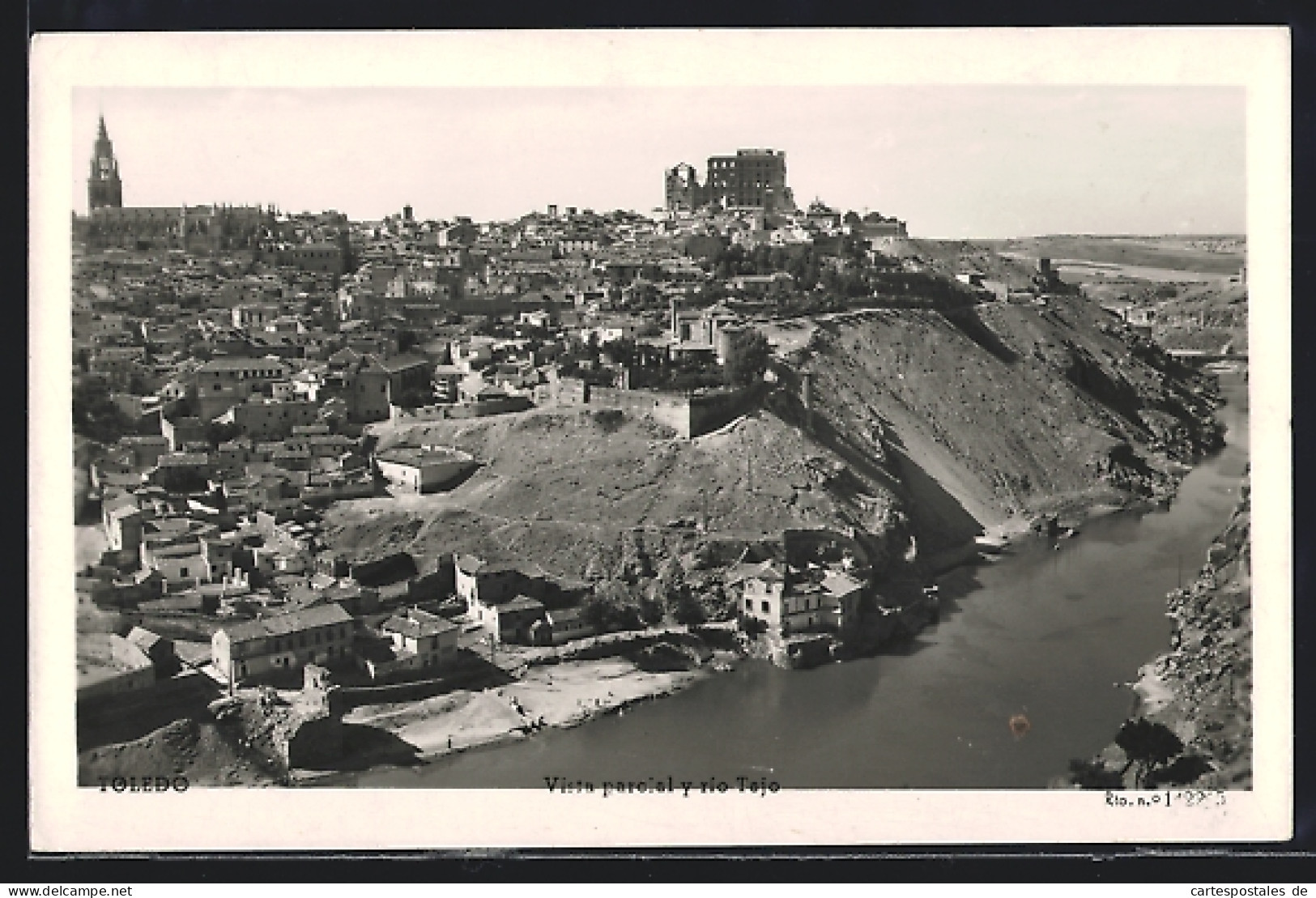 Postal Toledo, Vista Parcial Y Río Tajo  - Toledo