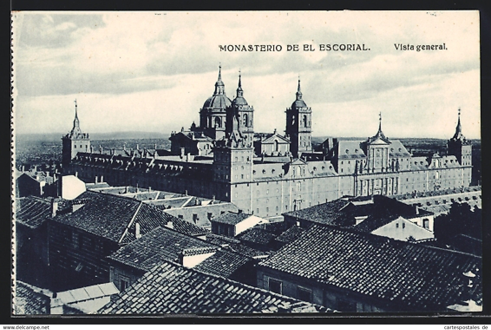 Postal El Escorial, Monasterio, Vista General  - Madrid